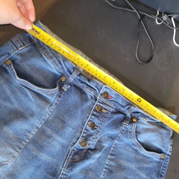 Frye High Rise Button Fly Bootcut Flare Jeans 16 - Picture 8 of 9